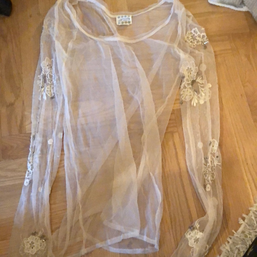 Free People slip shirt